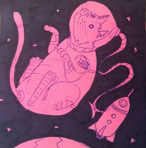 Astronaut Cat!